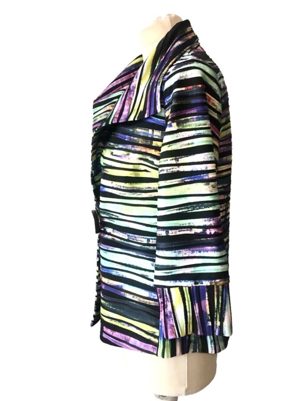 Joseph Ribkoff Multicolour Striped Jacket - Picture 2 of 11